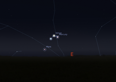 Conjunction of planets - 10th May 2011